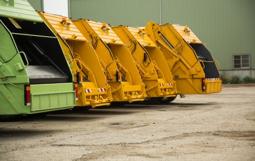 Community recycling center in Crystalpalace