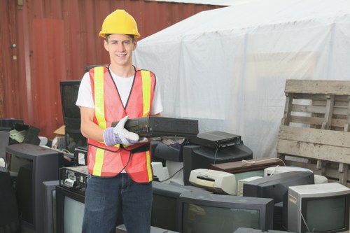 Recycling and safe disposal of office waste after clearance