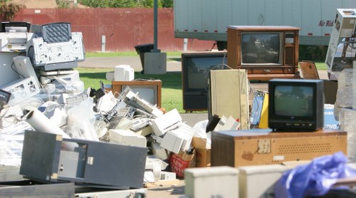 Professional staff handling office clearance